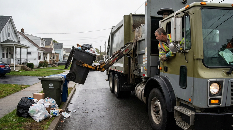 garbage truck driver salary